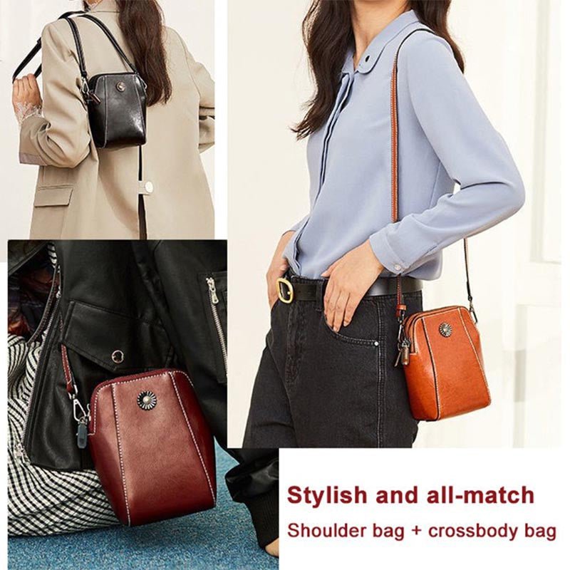 French shell shoulder bag, perfect for many styles.