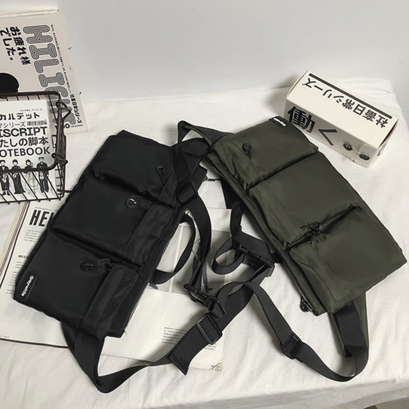 Men’s Sports Waist Bag – Large Capacity Leisure Crossbody Bag