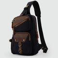 Sling Bag for Men – Retro Canvas Crossbody Chest Bag, Lightweight & Versatile for Daily Use and Travel