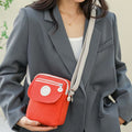 Mini Crossbody Bag – Waterproof Nylon Simple Solid Color Shopping Bag