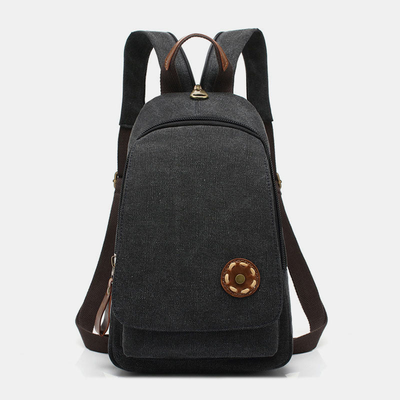 Canvas Sling Bag for Women – Small Sling Backpack Shoulder Bag