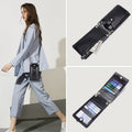 Women's leather crossbody phone bag with card slots