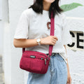 Casual Crossbody Bag for Women – Waterproof Triple Layers Nylon Bag