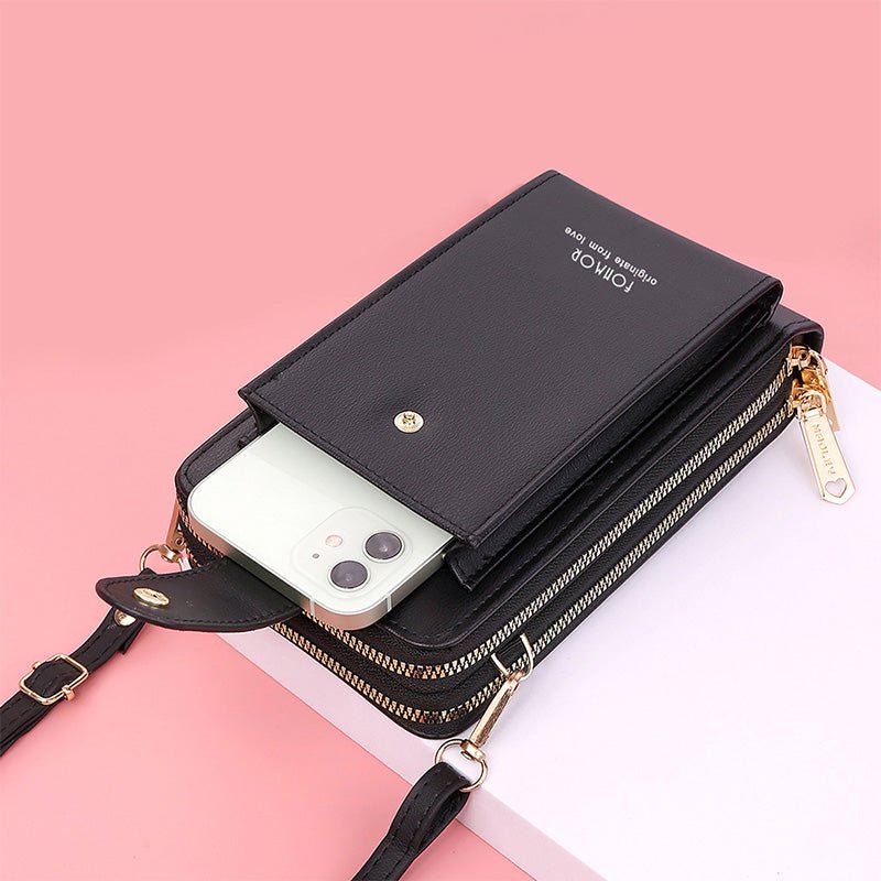 Crossbody Cell Phone Purse for Women Mini Messenger Shoulder Bag