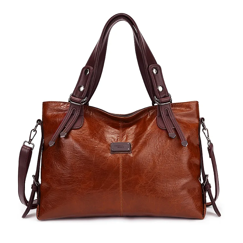 Women's Vintage Faux Leather Handbag – product view 1