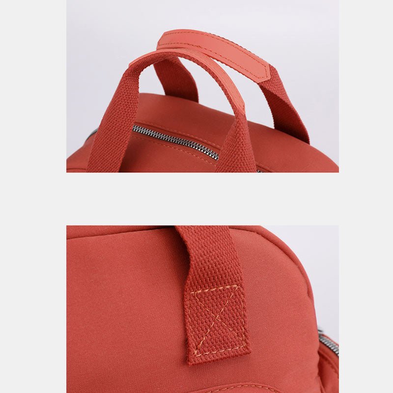 3 - Way Use Backpack with USB Charging Port – Versatile Nylon Travel & School Bag for Women