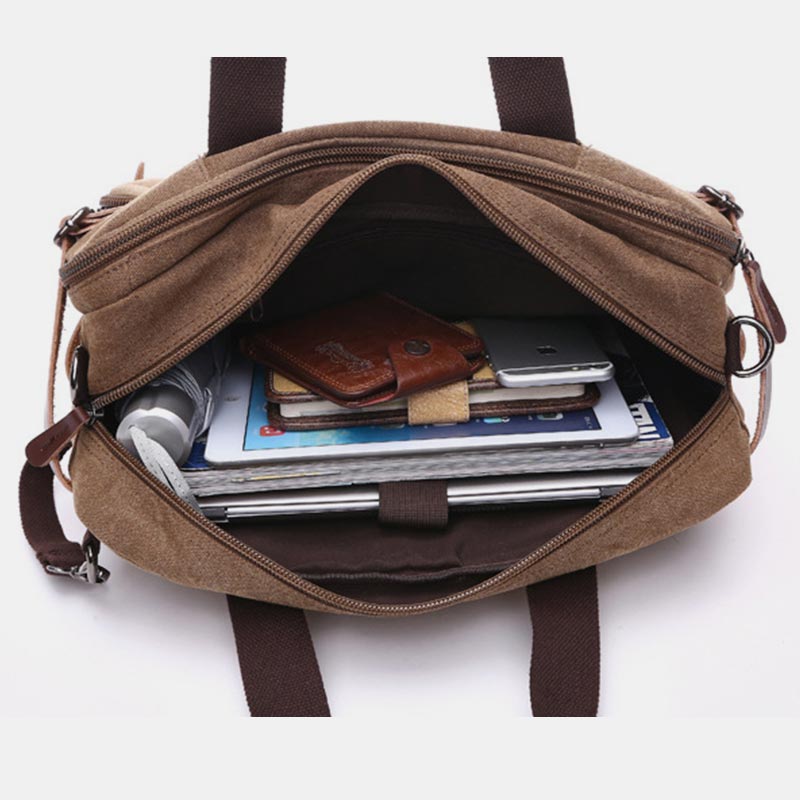 3-way British style briefcase for work and travel