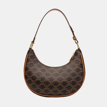 Women's retro mini dumpling PU leather clutch handbag