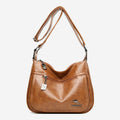 Women's double compartment crossbody shoulder bag