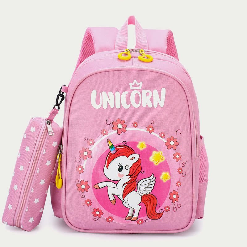Cute Cartoon Backpack for Kids – Unicorn, Dinosaur, Bunny, and More, Kindergarten School Bag
