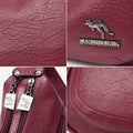 Women’s Soft Leather Double Compartment Crossbody Bag – Stylish & Practical Shoulder Bag
