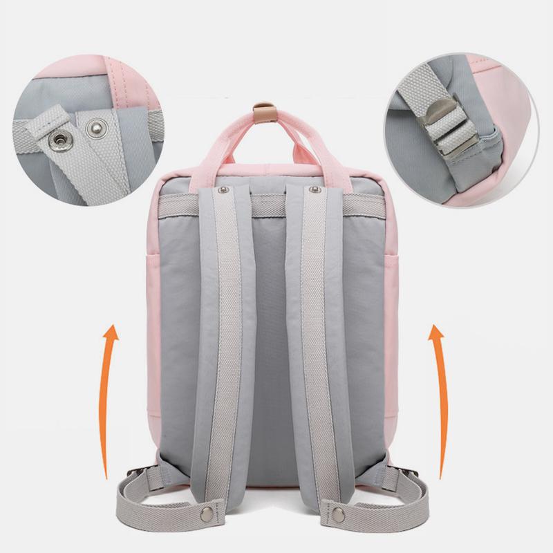 Large Capacity Vintage Laptop Backpack for Women – Multi - Pocket, Stylish & Durable for School & Travel