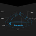 Waterproof Waist Bag for Men & Women | Reflective Small Pouch Chest Bag