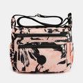 Large Capacity Waterproof Floral Crossbody Bag for Women – Stylish Shoulder Bag with Multiple Pockets