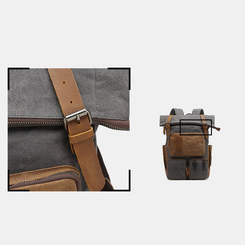 Vintage Canvas Backpack | Travel Laptop Backpack for Men & Women | School & College Backpack