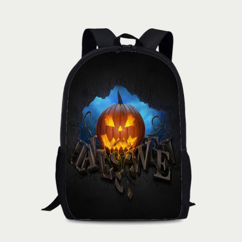 Backpack for Halloween Party – Pumpkin Pattern Nylon Festival Daypack