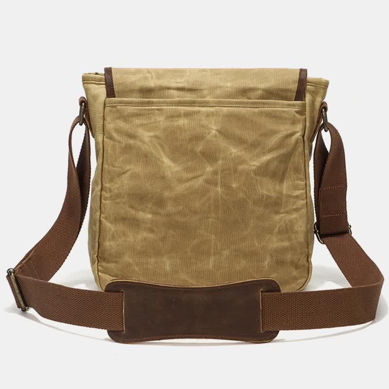 Retro Casual Shoulder Bag: Classic and Creative Design in High Quality Canvas