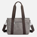 Women's Canvas Tote Shoulder Handbag – Casual Crossbody Purse Work Bag