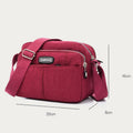 Casual Crossbody Bag for Women – Waterproof Triple Layers Nylon Bag
