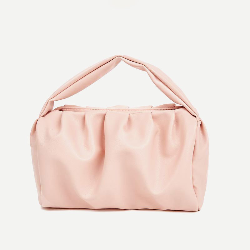Women's soft PU leather dumpling cloud handbag