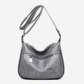 Women’s Soft Leather Double Compartment Crossbody Bag – Stylish & Practical Shoulder Bag