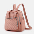 Multifunctional lightweight embossed crossbody backpack handbag